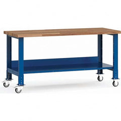 Rousseau Metal - Mobile Work Benches Type: Mobile Workbench Length: 72 (Inch) - Eagle Tool & Supply