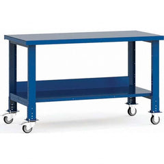 Rousseau Metal - Mobile Work Benches Type: Mobile Workbench Length: 60 (Inch) - Eagle Tool & Supply