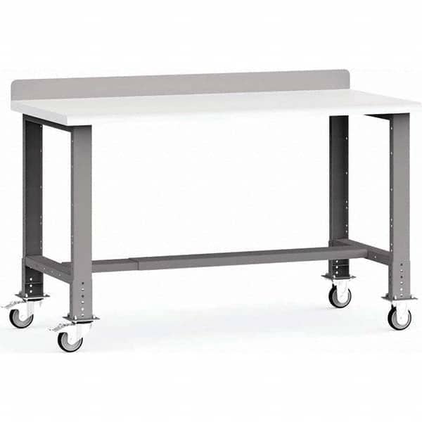 Rousseau Metal - Stationary Work Benches, Tables Type: Work Bench Top Material: Laminated Plastic - Eagle Tool & Supply