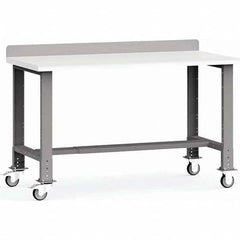 Rousseau Metal - Stationary Work Benches, Tables Type: Work Bench Top Material: Laminated Plastic - Eagle Tool & Supply