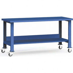 Rousseau Metal - Mobile Work Benches Type: Mobile Workbench Length: 72 (Inch) - Eagle Tool & Supply