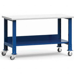 Rousseau Metal - Mobile Work Benches Type: Mobile Workbench Length: 60 (Inch) - Eagle Tool & Supply