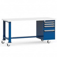 Rousseau Metal - Mobile Work Benches Type: Mobile Workbench Length: 72 (Inch) - Eagle Tool & Supply
