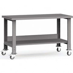 Rousseau Metal - Mobile Work Benches Type: Mobile Workbench Length: 60 (Inch) - Eagle Tool & Supply