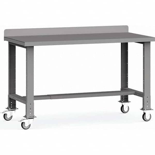 Rousseau Metal - Mobile Work Benches Type: Mobile Workbench Length: 60 (Inch) - Eagle Tool & Supply