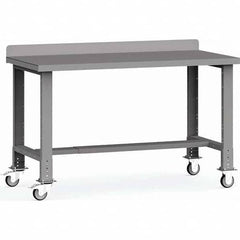 Rousseau Metal - Mobile Work Benches Type: Mobile Workbench Length: 60 (Inch) - Eagle Tool & Supply