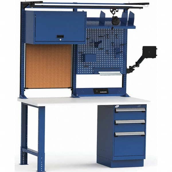 Rousseau Metal - Stationary Workstations Type: Work Center Load Capacity (Lb.): 775 - Eagle Tool & Supply