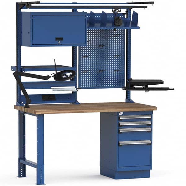 Rousseau Metal - Stationary Workstations Type: Work Center Load Capacity (Lb.): 2750 - Eagle Tool & Supply