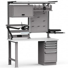 Rousseau Metal - Stationary Workstations Type: Work Center Load Capacity (Lb.): 775 - Eagle Tool & Supply