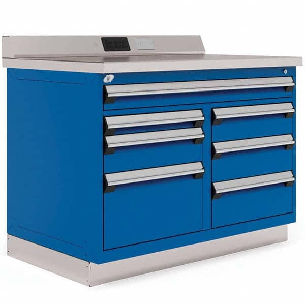 Rousseau Metal - Stationary Workstations Type: Work Center Load Capacity (Lb.): 2000 - Eagle Tool & Supply