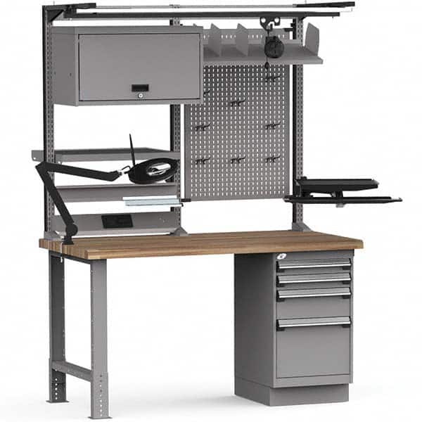 Rousseau Metal - Stationary Workstations Type: Work Center Load Capacity (Lb.): 2750 - Eagle Tool & Supply