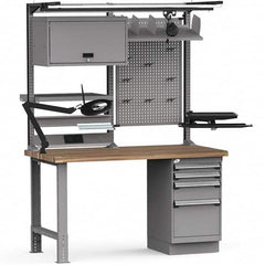 Rousseau Metal - Stationary Workstations Type: Work Center Load Capacity (Lb.): 2750 - Eagle Tool & Supply