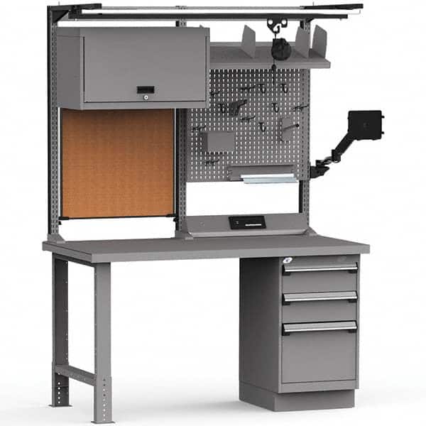 Rousseau Metal - Stationary Workstations Type: Work Center Load Capacity (Lb.): 1100 - Eagle Tool & Supply