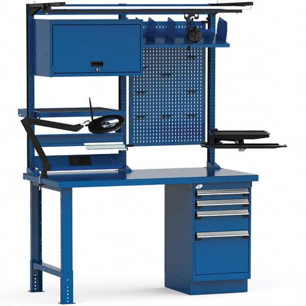 Rousseau Metal - Stationary Workstations Type: Work Center Load Capacity (Lb.): 1100 - Eagle Tool & Supply