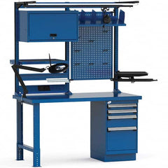 Rousseau Metal - Stationary Workstations Type: Work Center Load Capacity (Lb.): 1100 - Eagle Tool & Supply