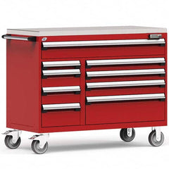 Rousseau Metal - Tool Roller Cabinets Drawers Range: 5 - 10 Drawers Width Range: 48" and Wider - Eagle Tool & Supply