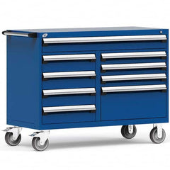 Rousseau Metal - Tool Roller Cabinets Drawers Range: 5 - 10 Drawers Width Range: 48" and Wider - Eagle Tool & Supply