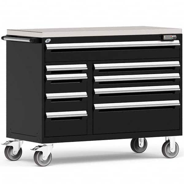 Rousseau Metal - Tool Roller Cabinets Drawers Range: 5 - 10 Drawers Width Range: 48" and Wider - Eagle Tool & Supply