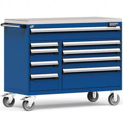 Rousseau Metal - Tool Roller Cabinets Drawers Range: 5 - 10 Drawers Width Range: 48" and Wider - Eagle Tool & Supply