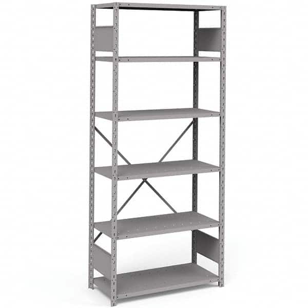 Rousseau Metal - Steel Shelving Type: Shelving Starter or Add-On: Starter - Eagle Tool & Supply