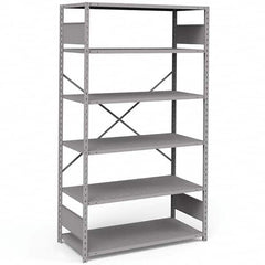 Rousseau Metal - Steel Shelving Type: Shelving Starter or Add-On: Starter - Eagle Tool & Supply