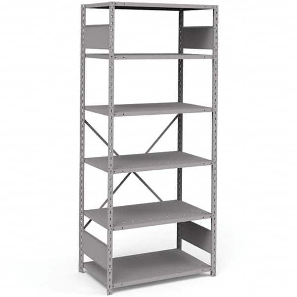 Rousseau Metal - Steel Shelving Type: Shelving Starter or Add-On: Starter - Eagle Tool & Supply