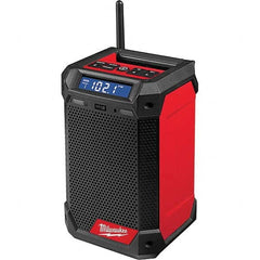 Milwaukee Tool - Job Site Radios Type: Worksite Radio & Charger Height (Decimal Inch): 9.2100 - Eagle Tool & Supply