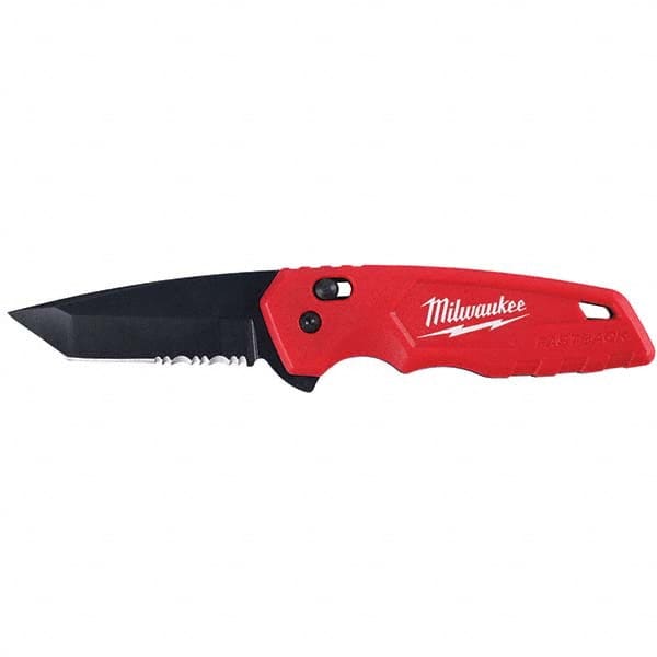 Milwaukee Tool - Pocket & Folding Knives Knife Type: Folding Knife Edge Type: Serrated - Eagle Tool & Supply