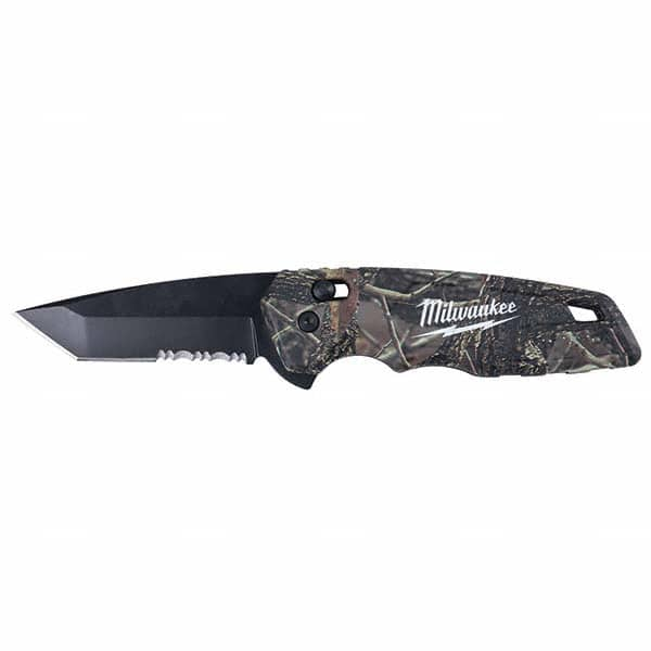 Milwaukee Tool - Pocket & Folding Knives Knife Type: Folding Knife Edge Type: Serrated - Eagle Tool & Supply