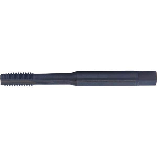 Cleveland - #6-32 UNC Class 2B 3-Flute Black Oxide Finish HSS-E Spiral Point Tap - Exact Industrial Supply
