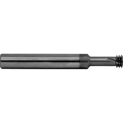 Cleveland - Straight Flute Thread Mills Pitch (mm): 0.7 Thread Size (mm): M4 - Eagle Tool & Supply
