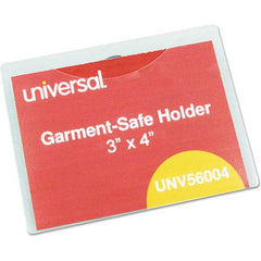 UNIVERSAL - Badge Holders Attachment Type: Clip-On Horizontal or Vertical Holder: Horizontal - Eagle Tool & Supply