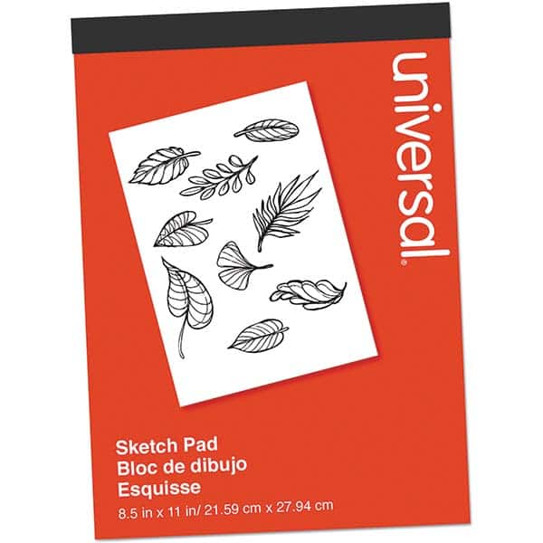 UNIVERSAL - Note Pads, Writing Pads & Notebooks Writing Pads & Notebook Type: Scratch Pad Size: 8-1/2 x 11 - Eagle Tool & Supply