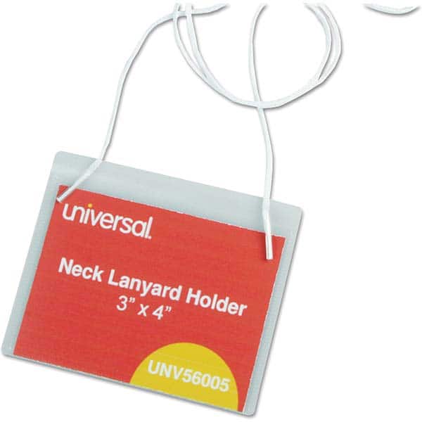 UNIVERSAL - Badge Holders Attachment Type: Hanging Horizontal or Vertical Holder: Horizontal - Eagle Tool & Supply