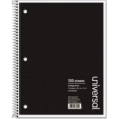 UNIVERSAL - Note Pads, Writing Pads & Notebooks Writing Pads & Notebook Type: Notebook Size: 11 x 8-1/2 - Eagle Tool & Supply