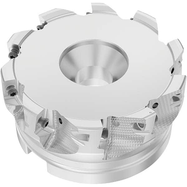 Seco - Indexable Square-Shoulder Face Mills Cutting Diameter (Inch): 4 Cutting Diameter (Decimal Inch): 4.0000 - Eagle Tool & Supply