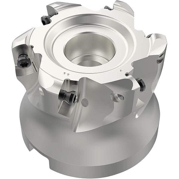 Seco - Indexable High-Feed Face Mills Cutting Diameter (Inch): 2.480 Cutting Diameter (mm): 63.00 - Eagle Tool & Supply