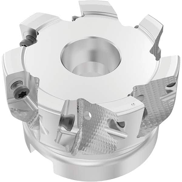 Seco - Indexable Square-Shoulder Face Mills Cutting Diameter (mm): 63.00 Cutting Diameter (Inch): 2.48 - Eagle Tool & Supply