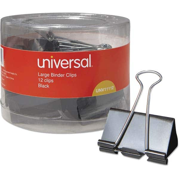 UNIVERSAL - Binder Clips Width (Inch): 2 Binder Type: Binder Clip - Eagle Tool & Supply