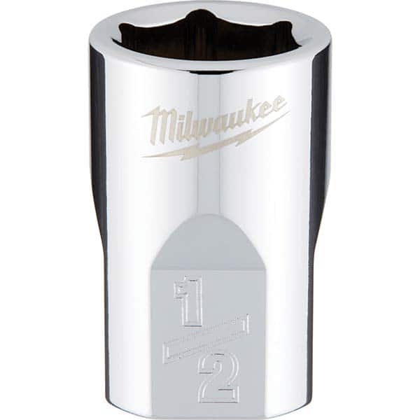 Milwaukee Tool - Hand Sockets Drive Size (Inch): 3/8 Size (Inch): 1/2 - Eagle Tool & Supply