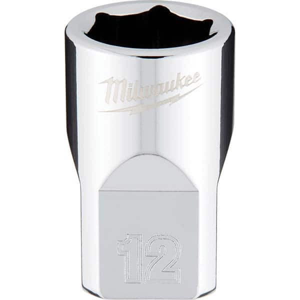 Milwaukee Tool - Hand Sockets Drive Size (Inch): 3/8 Size (mm): 12.0000 - Eagle Tool & Supply