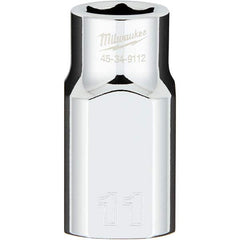 Milwaukee Tool - Hand Sockets Drive Size (Inch): 1/2 Size (mm): 11.0000 - Eagle Tool & Supply