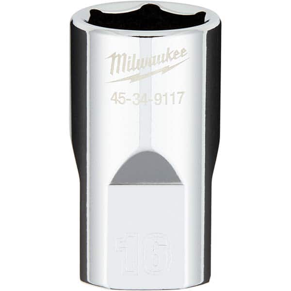 Milwaukee Tool - Hand Sockets Drive Size (Inch): 1/2 Size (mm): 16.0000 - Eagle Tool & Supply