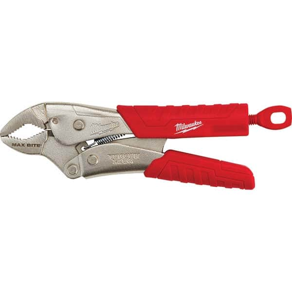 Milwaukee Tool - Locking Pliers Plier Type: Locking Pliers Jaw Style: Curved Jaw - Eagle Tool & Supply