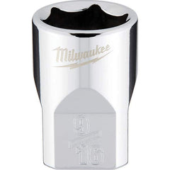Milwaukee Tool - Hand Sockets Drive Size (Inch): 3/8 Size (Inch): 9/16 - Eagle Tool & Supply