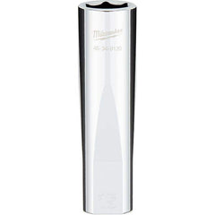 Milwaukee Tool - Hand Sockets Drive Size (Inch): 1/2 Size (mm): 15.0000 - Eagle Tool & Supply