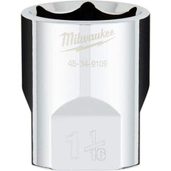Milwaukee Tool - Hand Sockets Drive Size (Inch): 1/2 Size (Inch): 1-1/16 - Eagle Tool & Supply