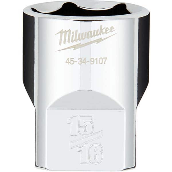Milwaukee Tool - Hand Sockets Drive Size (Inch): 1/2 Size (Inch): 15/16 - Eagle Tool & Supply