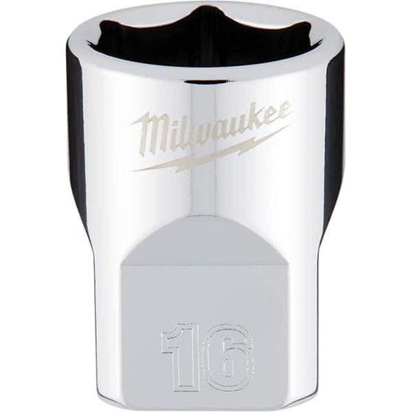 Milwaukee Tool - Hand Sockets Drive Size (Inch): 3/8 Size (mm): 16.0000 - Eagle Tool & Supply