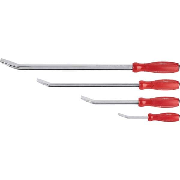 Milwaukee Tool - Pry Bar Sets Type: Pry Bar Set Number of Pieces: 4.000 - Eagle Tool & Supply